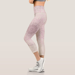 ”Nymph's thigh” Mandala Capri Leggings