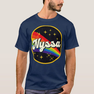 Nyssa Rainbow In Space Vintage Style T-Shirt