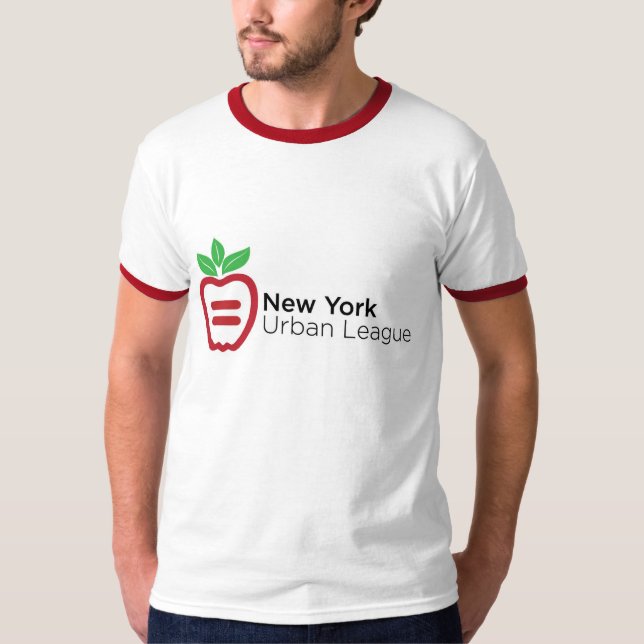 NYUL Logo Men Ringer T-Shirt (Front)