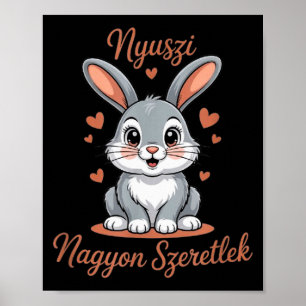 Nyuszi, My Bunny Rabbit - Szeretlek, I Love You!  Poster