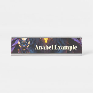 Nyx – Guardian of the Moonlight. Desk Name Plate