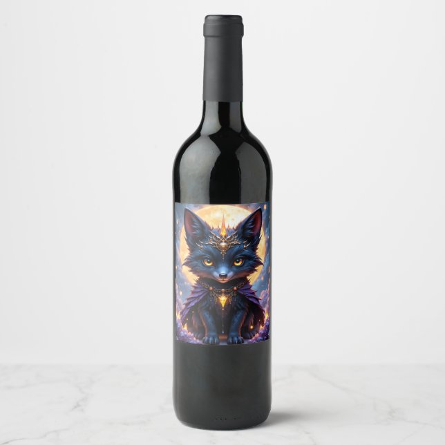 Nyx – Guardian of the Moonlight.  Wine Label (Front)