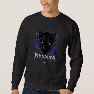 NYXARA Panther Graphic T-Shirt Shadow Instinct D Sweatshirt