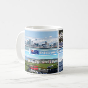 NZ Auckland Skyline - Wellington panorama - Coffee Mug