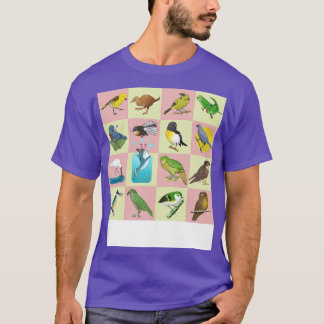 NZ BIRD PATTERN T-Shirt