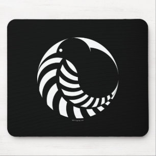NZ Kiwi / Silver Fern Emblem Mouse Mat