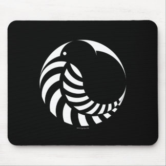 NZ Kiwi / Silver Fern Emblem Mouse Mat