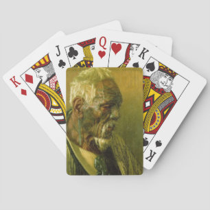 NZ Maori Leader Chieftain Historic Art Playing Cards