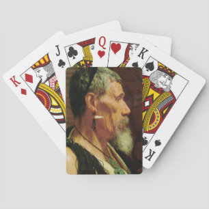 NZ Maori Leader Chieftain Historic Art Playing Cards