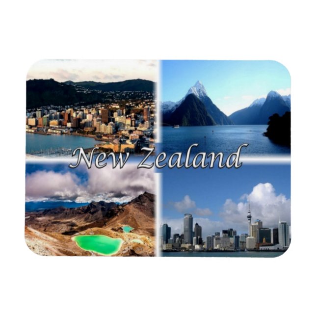 NZ  New Zealand - Wellington - Magnet (Horizontal)