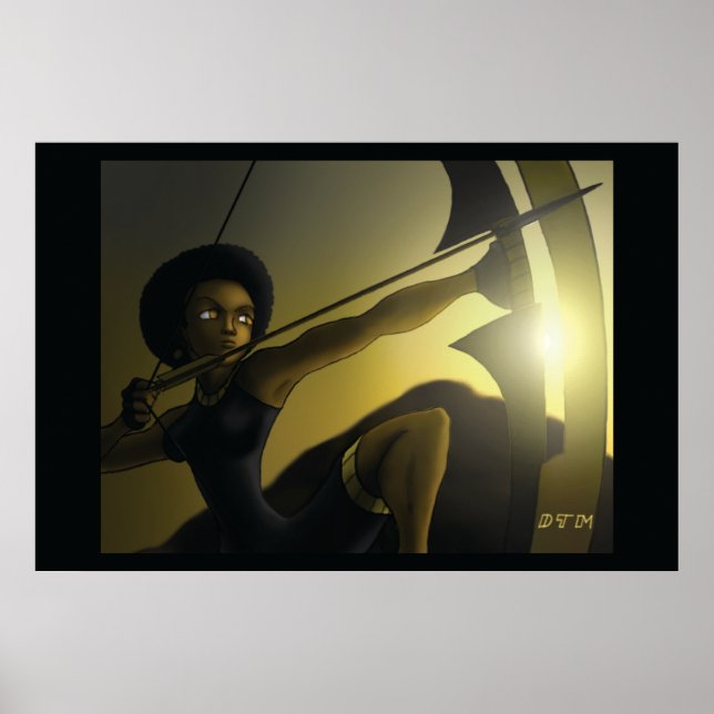 Nzinga Queen Archer Poster (Front)