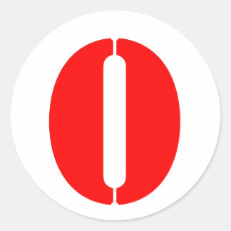 O_2 CLASSIC ROUND STICKER
