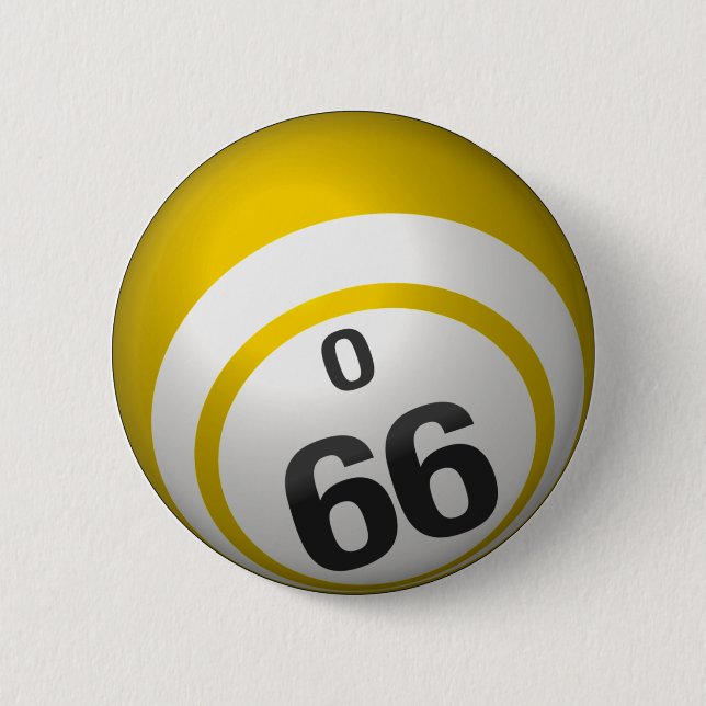 O 66 bingo button (Front)