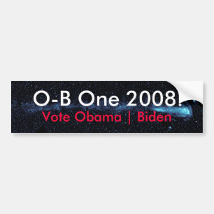 O-B One 2008 Starmap Bumper Sticker