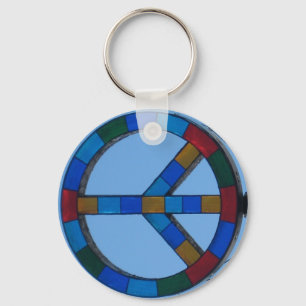 O.B. Peace Sign keychain