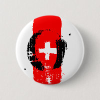 O+ Blood Type Round Button