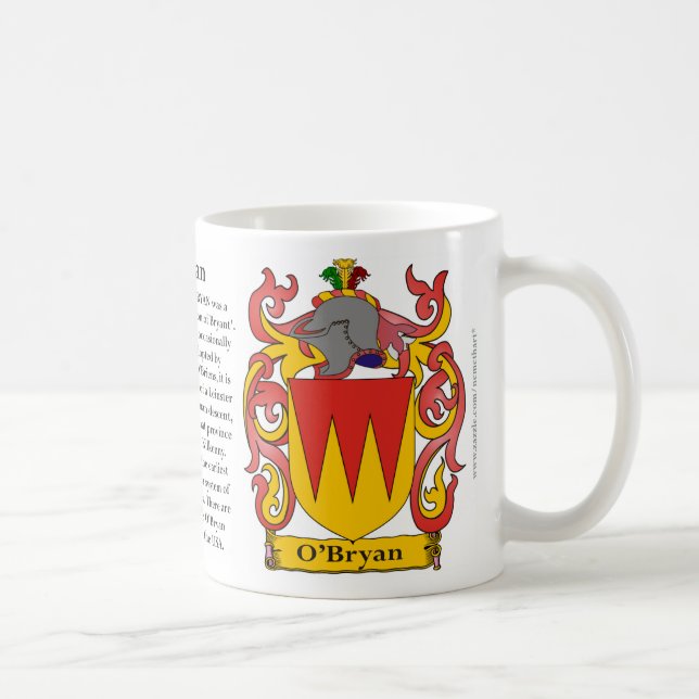 O’Bryan, the Origin, the Meaning and the Crest Coffee Mug (Right)