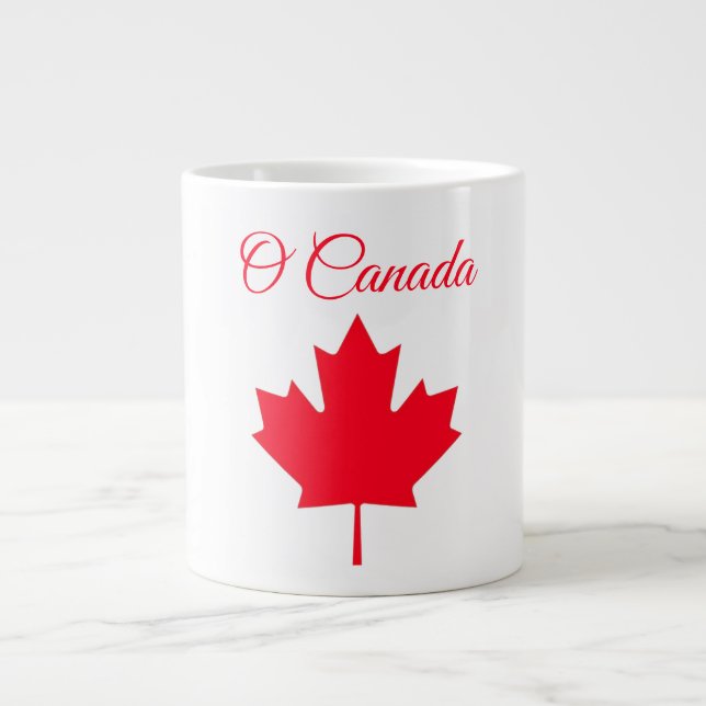 O Canada & Canadian Maple Leaf Specialty Mug (Front)