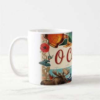O Canada Collage – Vintage Patriotic  Coffee Mug