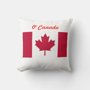 O' Canada Flag Throw Pillow