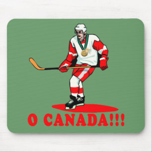 O Canada Hockey Gold Medal Mouse Mat