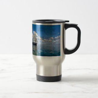 O' Captain, My Captain by: Walt Whitman Travel Mug