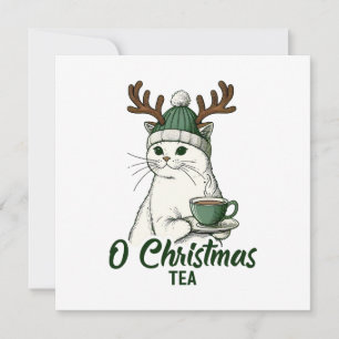 O Christmas Tea  Holiday Card