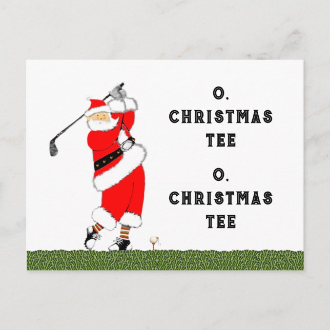 O Christmas Tee Holiday Postcard (Front)