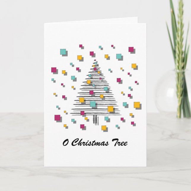 O Christmas Tree Holiday Card (Front)