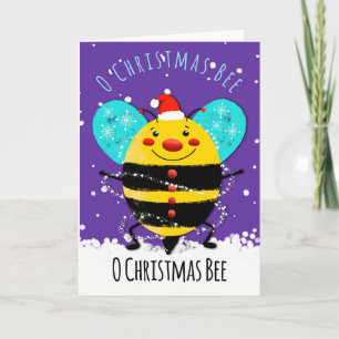 o Christmas tree o Christmas bee Card