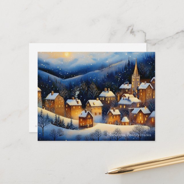O Come, All Ye Faithful  Postcard (Front/Back In Situ)