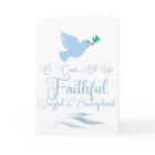 O Come All Ye Faithful Religious Christmas Dove