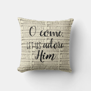 O Come, Let Us Adore Him Cushion