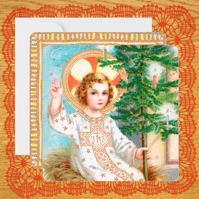 O Come, O Come, Emmanuel  (Detail) Square Advent Card (Creator Uploaded)