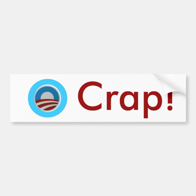 O Crap! Bumper Sticker (Front)
