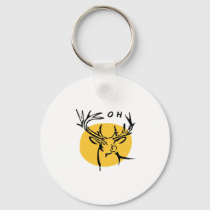 O Dear O Dear Yellow Artistic Style Key Ring