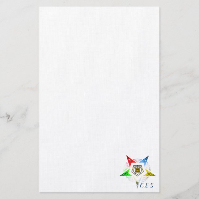 O.E.S~ STATIONERY (Front)