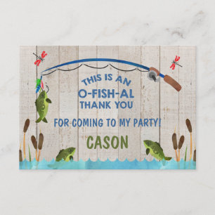O fish al Thank You Card