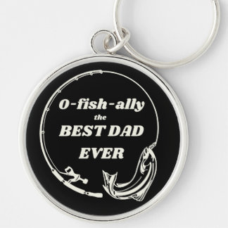 O-Fish-ally Best Dad Key Ring