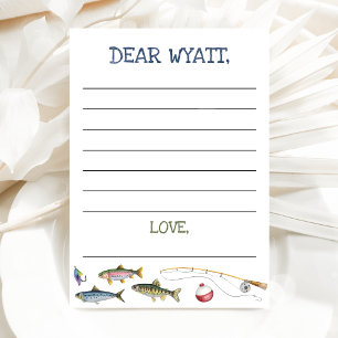O-Fish-Ally Fishing 1st Birthday Time Capsule Card