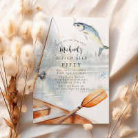 O-Fish-Ally Fishing Themed 50th Birthday Party