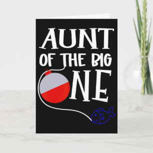 O-fish-ally One Aunt Of The Big One Birthday Boy F Card