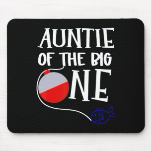 O-fish-ally One Auntie Of The Big One Birthday Boy Mouse Mat
