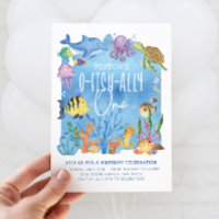 O-fish-ally One Birthday Invitation for Any Age