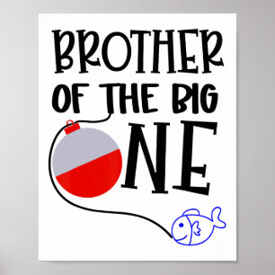 O-fish-ally One Brother Of The Big One Birthday Bo Poster
