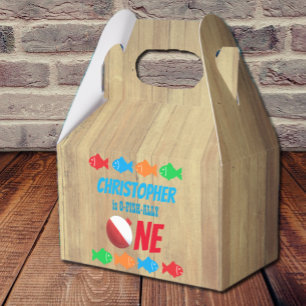 O-Fish-Ally One Fishing 1st Birthday Favour Box