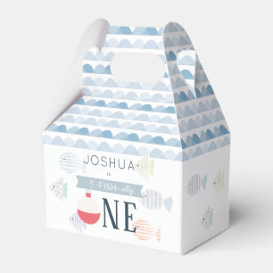O-fish-ally One Fishing Boy White Birthday Favour Box