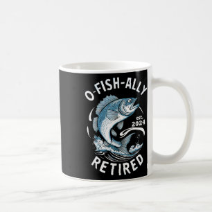 O-fish-ally Retired 2024 B Fishing Coffee Mug