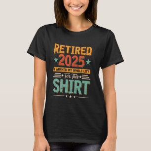 O-Fish-Ally Retired 2025 Funny Retirement Gift For T-Shirt