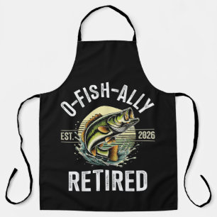 O-Fish-Ally Retired 2026 Fisherman Fishing Apron